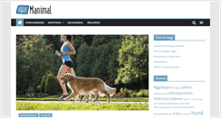 Desktop Screenshot of manimal.no